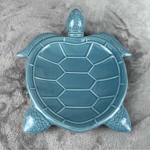Sea Turtle Trinket Dish Ceramic‎ Decorative Tray Plate Coastal Decor Beach House